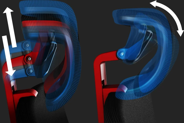 Genesis Astat 700 G2 Ergonomic Gamingstuhl, schwarz/rot