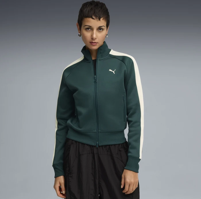 Puma T7 Always On Trainingsjacke green terrain (Damen)