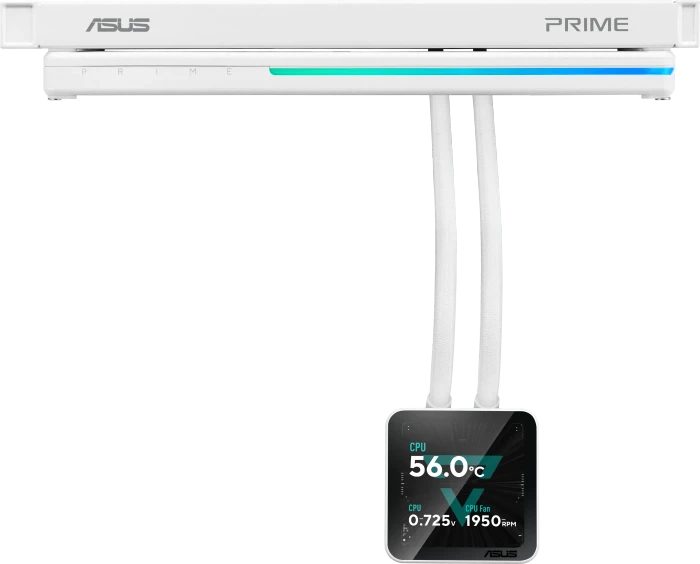 ASUS Prime SLC II 360 ARGB LCD White Editon