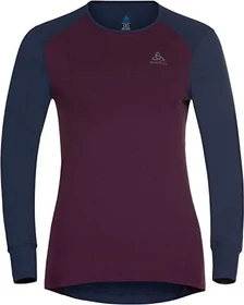 Odlo Active Warm Eco Set diving navy/pickled beet (Damen)