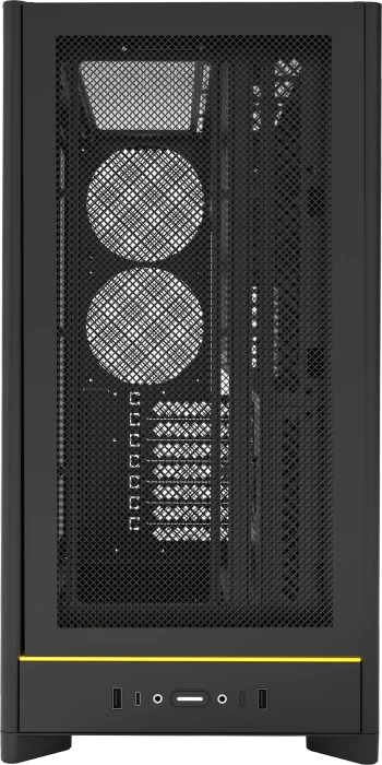 Montech HS01 Black, Glasfenster