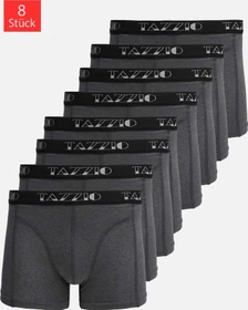 Tazzio BS1000 8er Pack Boxer Briefs anthrazit (Herren)