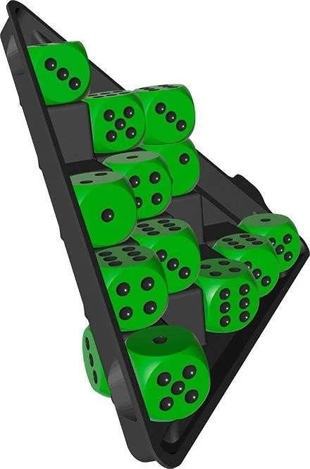 Spiel mini Würfelpyramide grün