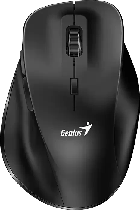 Genius Ergo 8230S Easy Ergonomic Wireless Silent Mouse schwarz, USB