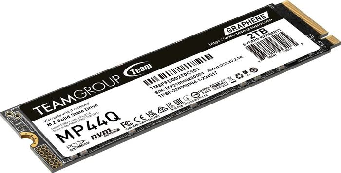 TeamGroup MP44Q 2TB, M.2 2280 / M-Key / PCIe 4.0 x4, Kühlkörper