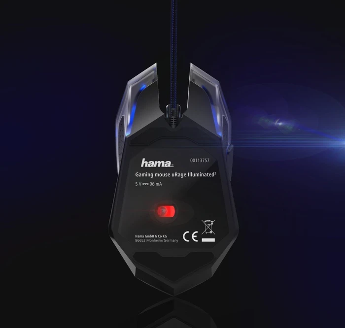 Hama uRage Illuminated2 Gaming Mouse, USB