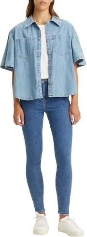 Levi's 720 High Rise Super Skinny Jeans indigo stonewash (Damen)