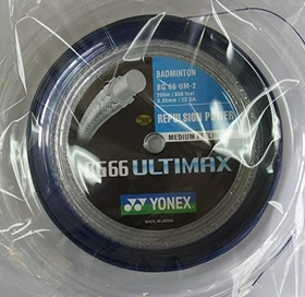 Yonex BG66 Ultimax Badmintonsaite pearl navy 200m