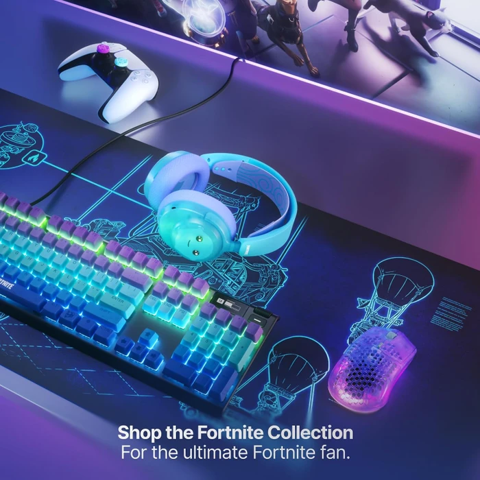 SteelSeries Aerox 3 Wireless Gen 2 Fortnite Storm Edition, USB/Bluetooth