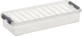 Sunware Q-Line Aufbewahrungsbox, 2.5l, transparent/grau