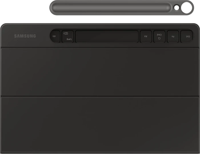 Samsung EF-DX710 Book Cover Keyboard Slim für Galaxy Tab S9 / S9 FE, schwarz, DE