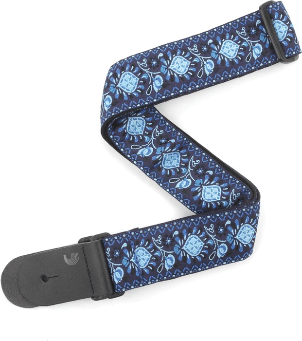 D'Addario Nylon Woven Guitar Strap Monterey Blue