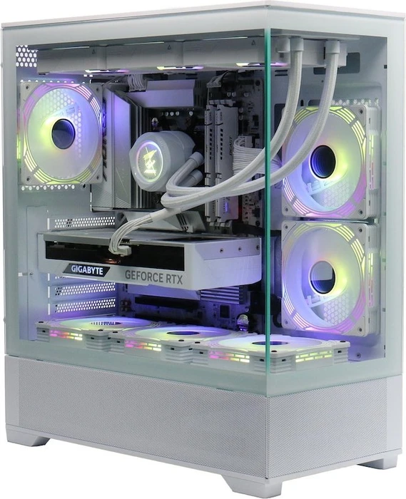 Hyrican Gamemax Ice 7337, Ryzen 7 7800X3D, 32GB RAM, 2TB SSD, GeForce RTX 4070 Ti