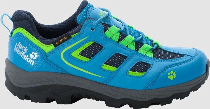 Jack Wolfskin Vojo Texapore Low blau/grün (Junior)