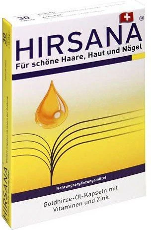 Hirsana Goldhirse-Öl-Kapseln