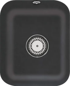 Villeroy & Boch Cisterna 45 Unterbau Becken mittig pure black