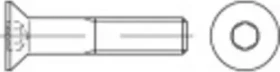 Toolcraft Innensechskant Senkkopfschraube, M3x10mm, 100 Stück