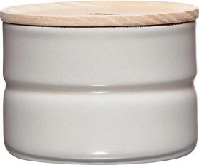 Riess Vorratsdose mit Eschenholzdeckel 270ml grey