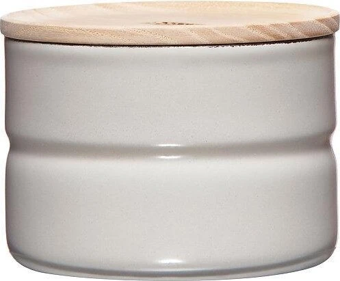Riess Vorratsdose mit Eschenholzdeckel 270ml grey