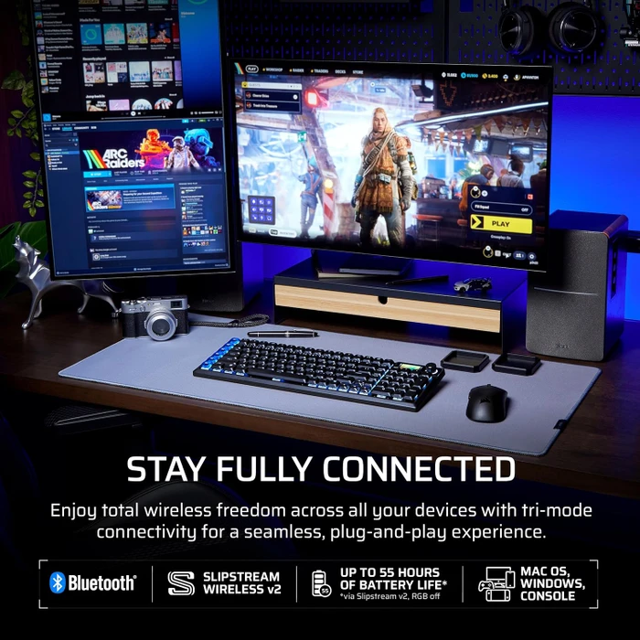 Corsair Vanguard Air 99 Wireless, schwarz, LEDs RGB, Corsair OPX Low-Profile, USB/Bluetooth, UK
