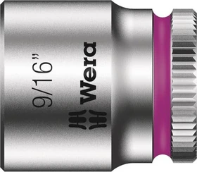 Wera 8790 HMA Zyklop Außensechskant Steckschlüssel 1/4" zöllig, 9/16"x23mm