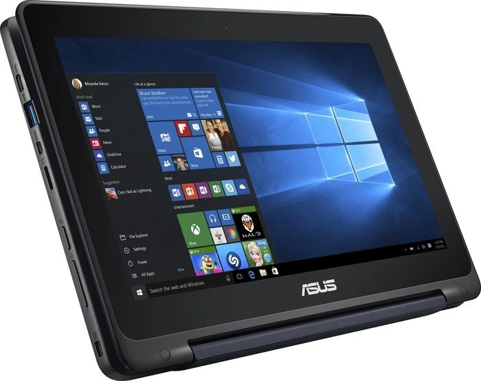 ASUS Transformer Book Flip TP200SA-FV0132T, blau, Pentium N3700, 2GB RAM, 32GB SSD, DE