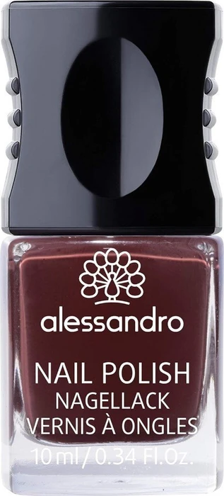 Alessandro Nail Polish Nagellack 24 Shiny Aubergine, 10ml
