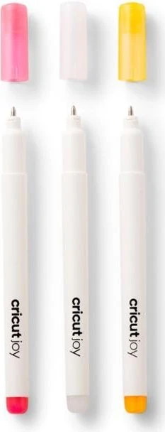 Cricut Joy Gel Stifte Tintenrollermine pink/weiß/orange, 3er-Pack