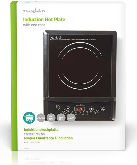 Nedis KAIP113CBK1 Einzel-Induktionskochfeld freistehend