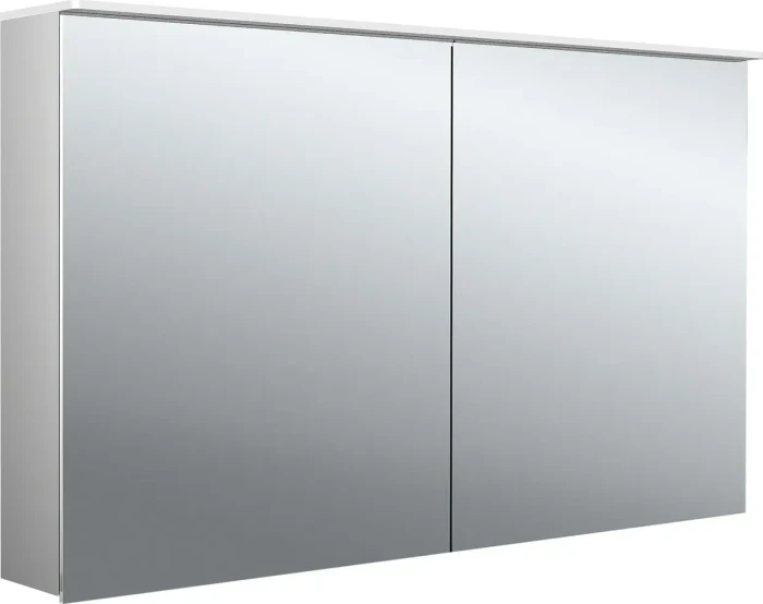 Emco Pure 2 Design LED-Lichtspiegelschrank 120cm, mit Lichtsegel, 2 Türen