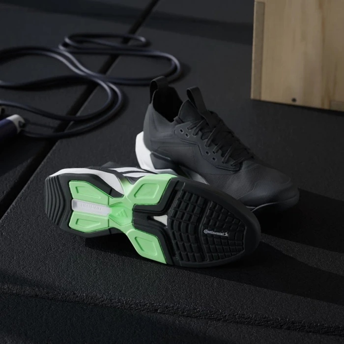 adidas Rapidmove ADV 2 core black/cloud white/lime burst (Herren)