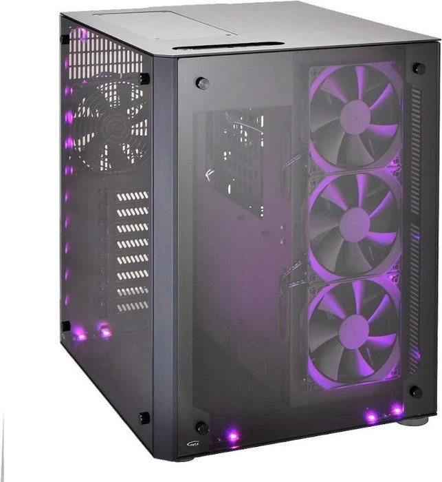 Lian Li PC-O8 schwarz, Glasfenster, RGB-Beleuchtung