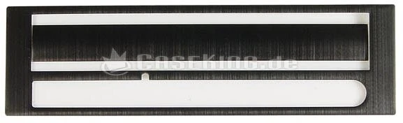 Lian Li C-20 Laufwerksblende, silber/schwarz