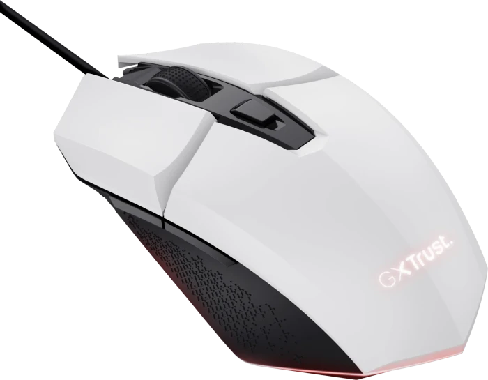 Trust Gaming GXT 1109W Vylax Illuminated Gaming Mouse weiß, USB