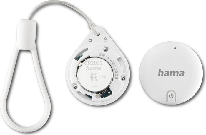 Hama Schlüsselfinder Item Finder für Apple "Wo ist"-App Bluetooth weiß