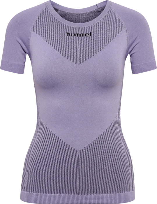 hummel Seamless Jersey Funktionsshirt kurzarm lavender melange (Damen)