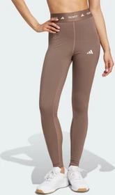 adidas TECHFIT Stash Pocket Full-Length Hose lang earth strata (Damen)