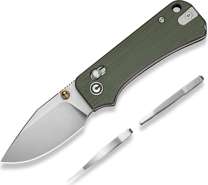 Civivi Baby Banter 2 Taschenmesser milled green/red g10/satin finished
