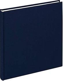 Walther Design Buch Fotoalbum Cloth 26x25 dunkelblau