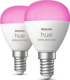 Philips Hue White and Color Ambiance 470 LED-Bulb E14 5.1W, 2 Stück