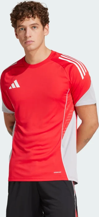 adidas Tiro 25 Competition Funktionsshirt kurzarm pure ruby/team grey four (Herren)