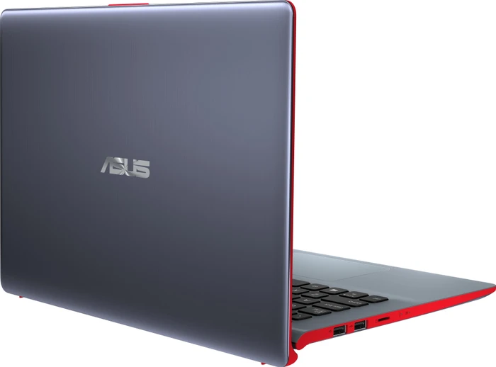 ASUS VivoBook S14 S430UA-EB219T, Star Grey-Red, Core i5-8250U, 8GB RAM, 256GB SSD, DE