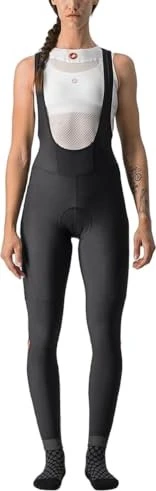 Castelli Velocissima Bibtight Fahrradhose lang black/brilliant pink (Damen)