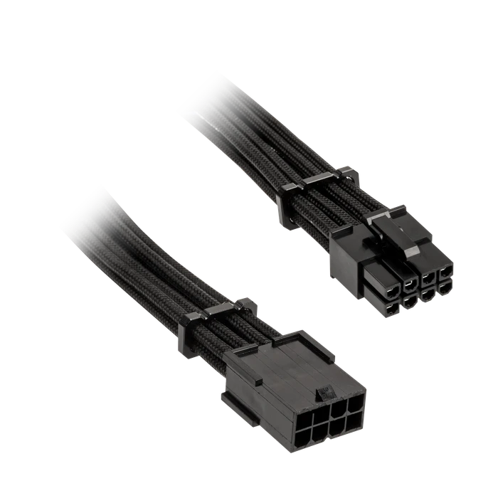 BitFenix Alchemy 3x 8-Pin PCIe Aluminum Comb Extensions Cable Kit, Verlängerungs-Kit für Netzteile, schwarz