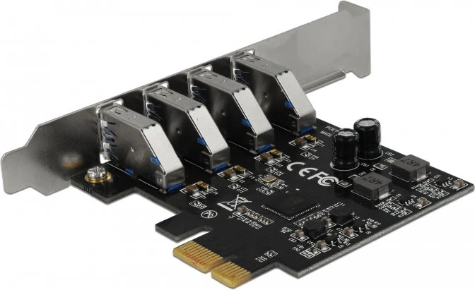 DeLOCK 4x USB-A 3.0, PCIe 2.0 x1
