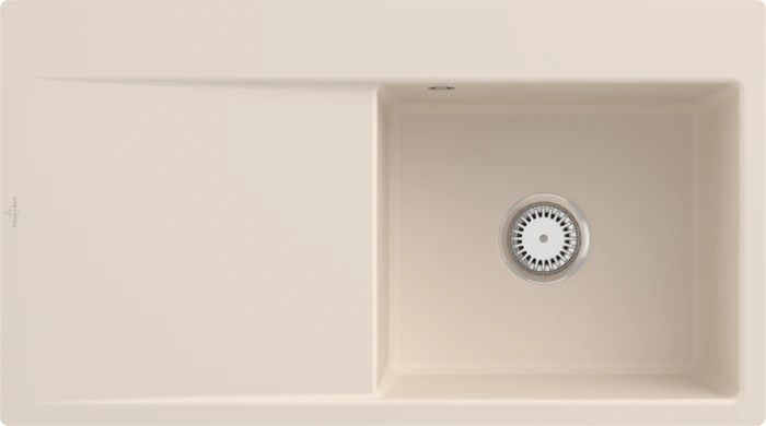 Villeroy & Boch Subway Style 50 flat Einbau Becken rechts ivory