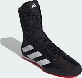 adidas Box Hog 4 core black/cloud white/pure ruby