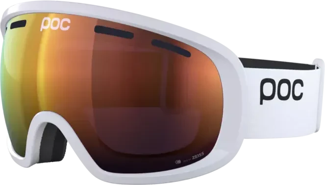 POC Fovea WF hydrogen white/partly sunny orange