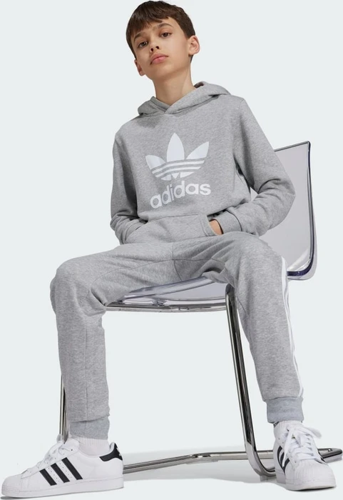 adidas Trefoil Hoodie medium grey heather (Junior)