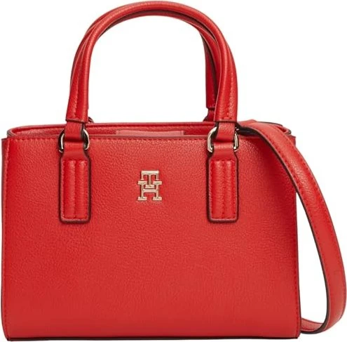 Tommy Hilfiger TH Monogram Crossbody-Tote-Bag Handtasche rot